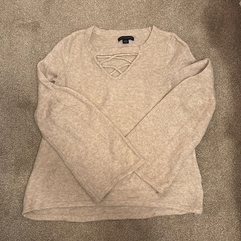 Cream sweater
